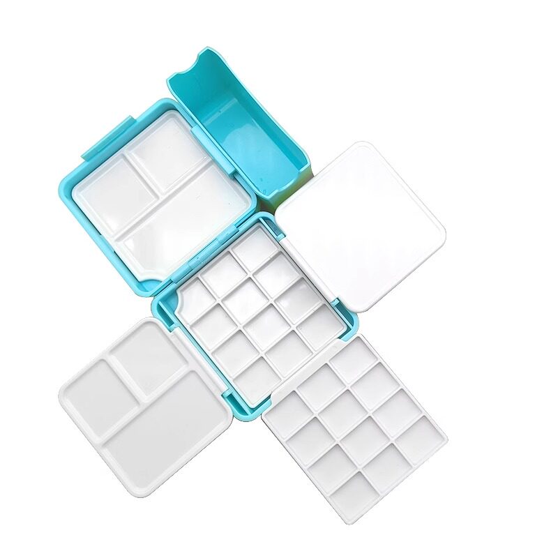 Watercolor Paint Set Solid Pigment - Mini Portable Solid Watercolor Paint Box