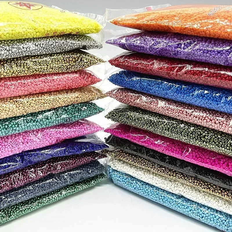 Glass Seed Beads 2Mm Jewelry Making - 10g Colorful Glass Seed Beads Effect