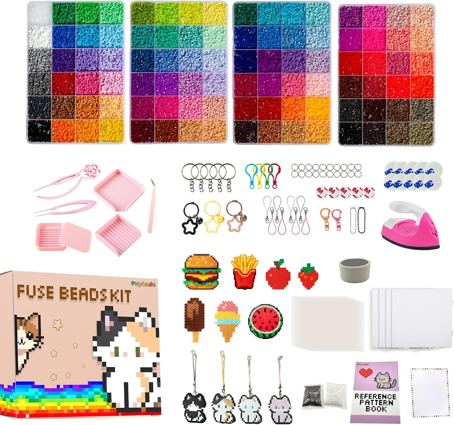 Beading - Fuse Beads Kit-Easy DIY-96 Colors 53000