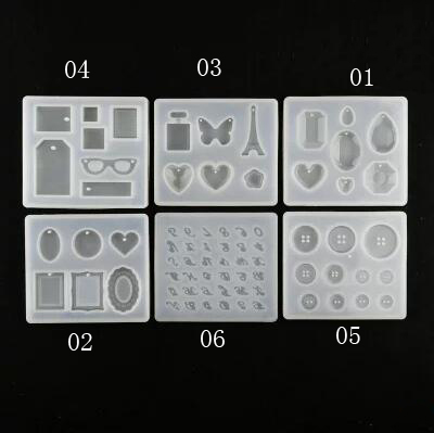 6 Designs Silicone Resin Mold  - Silicone Epoxy Resin Molds Set ulasan dan harga