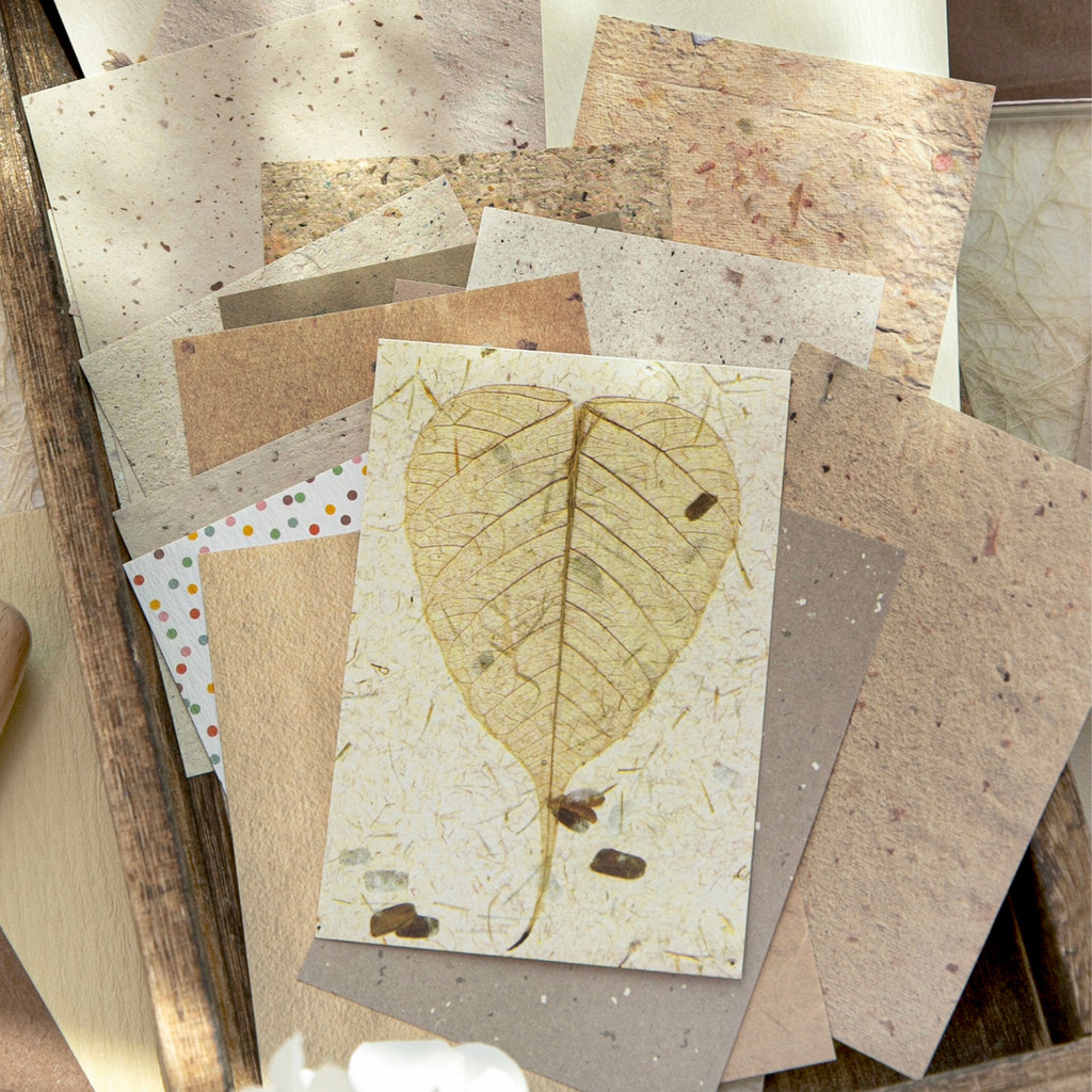 50PCS Vintage Material Paper S - Vintage Junk Journal Scrapbooking Paper ulasan dan harga