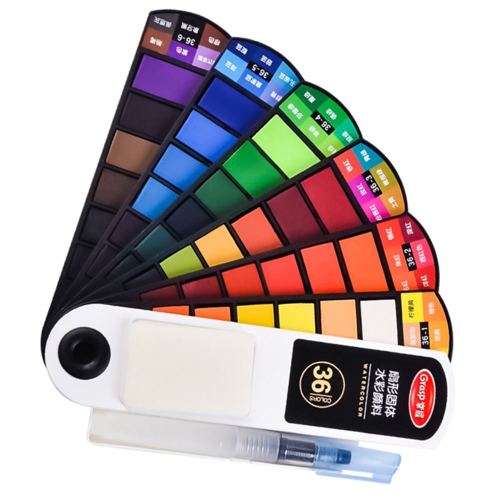 Portable Folding Watercolor Pa - Watercolor Paint Set Solid Pigment ulasan dan harga