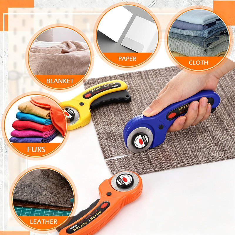 Fabric Rotary Cutter 45mm Blad - Rotary Cutter For Fabric 45Mm ulasan dan harga