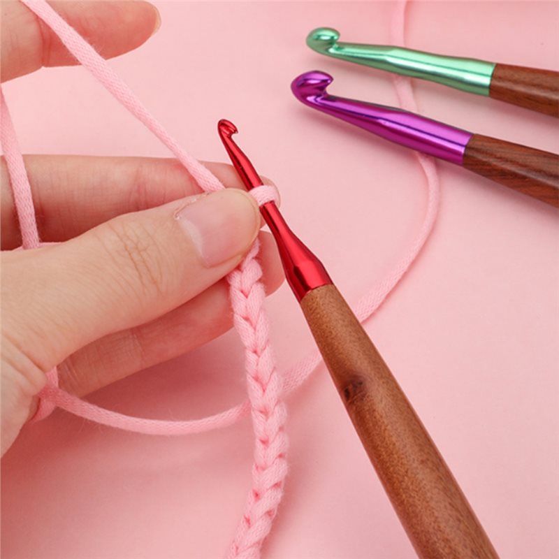 A11E-Crochet Hooks Set, Ergono - Wooden Crochet Hooks Ergonomic Handle ulasan dan harga