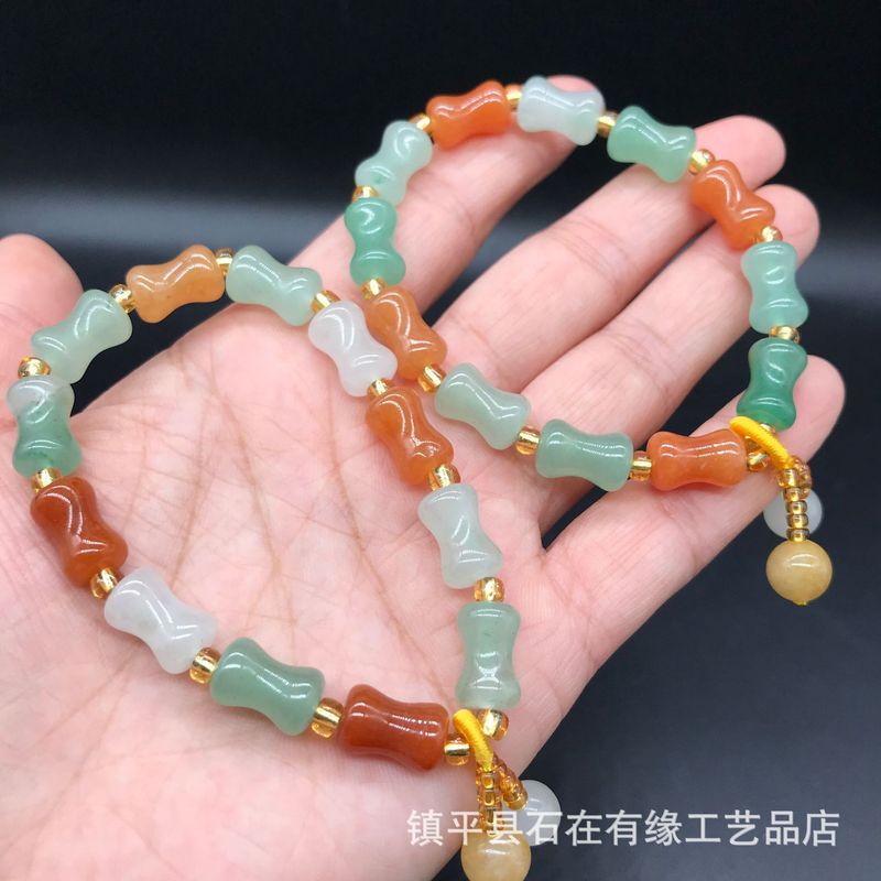 Natural Aventurine Bamboo , Go - Beading ulasan dan harga