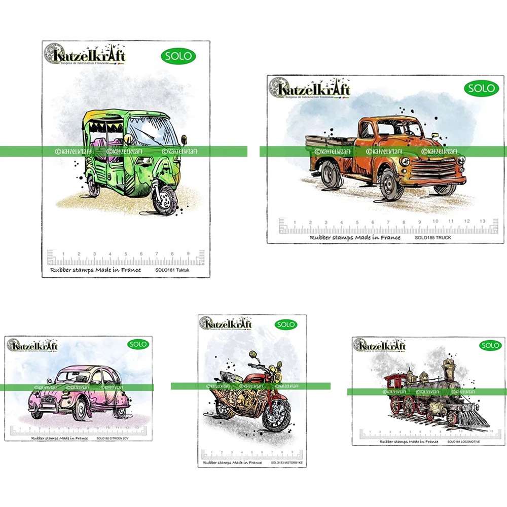 Trains and Trucks Clear Silico - Clear Silicone Stamps For Card Making ulasan dan harga