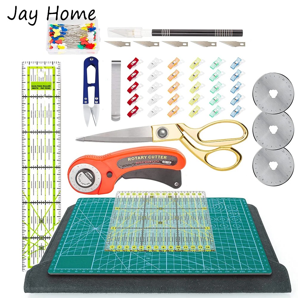 42PCS Rotary Cutter Set 45mm F - Rotary Cutter For Fabric 45Mm ulasan dan harga