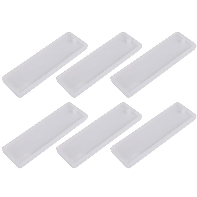 The New 6 Pcs/set Rectangle Si - Silicone Epoxy Resin Molds Set ulasan dan harga