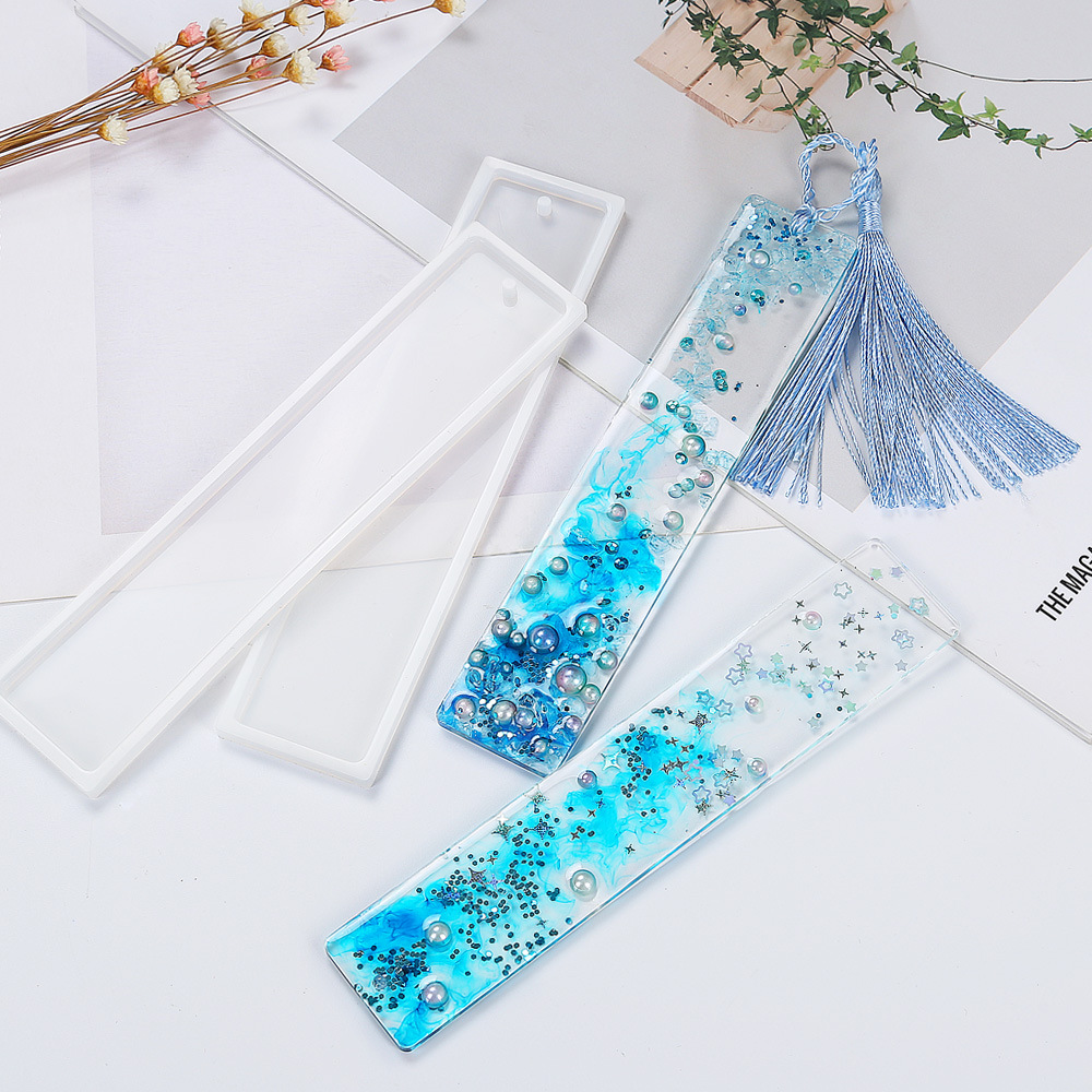 The New 6 Pcs/set Rectangle Si - Silicone Epoxy Resin Molds Set ulasan dan harga