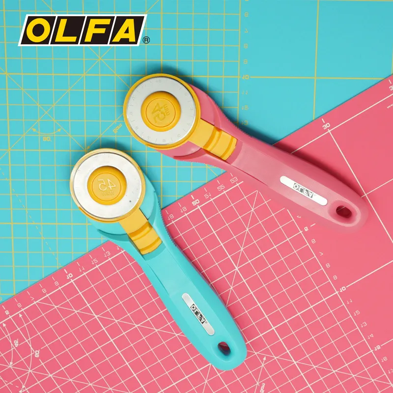 Olfa RTY-2/C 45mm Rotary Pinkl - Rotary Cutter For Fabric 45Mm ulasan dan harga