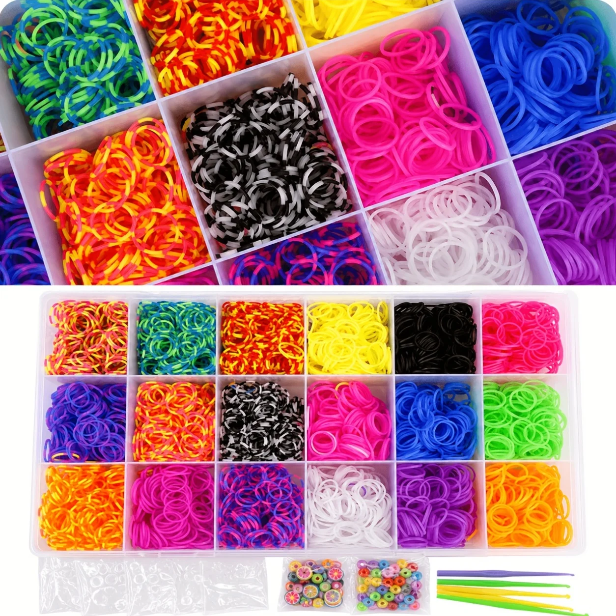 4800 Loom Bands Kit, Rubber Ba - Beading ulasan dan harga