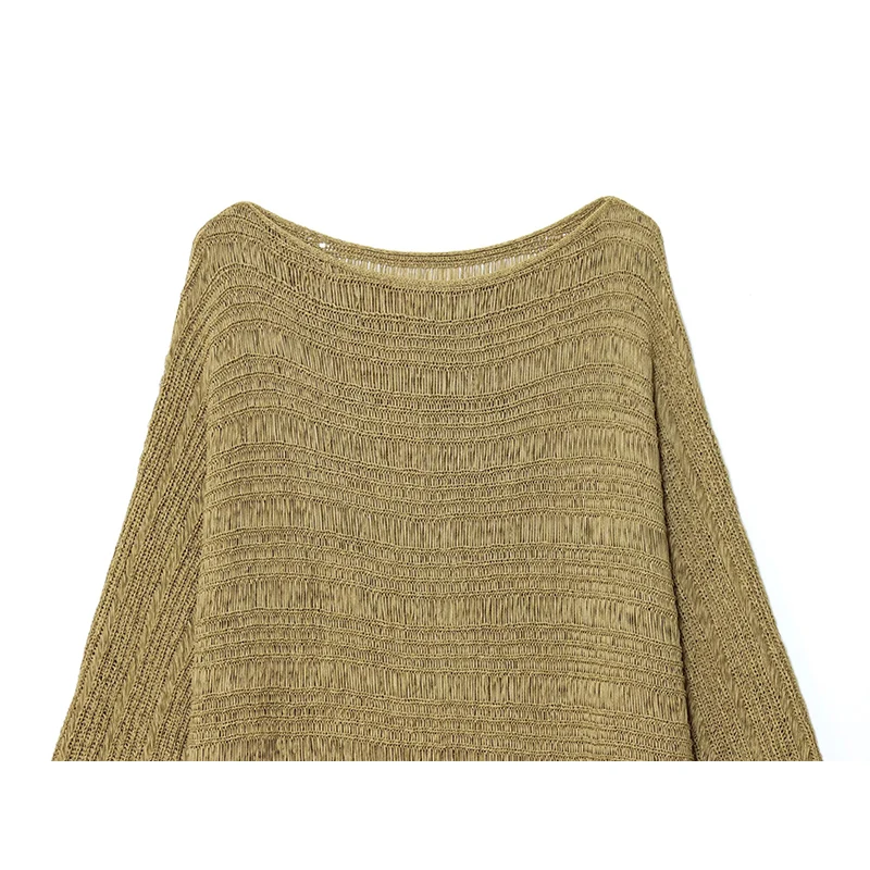 Vintage Boat Neck Knit Sweater - Embroidery ulasan dan harga