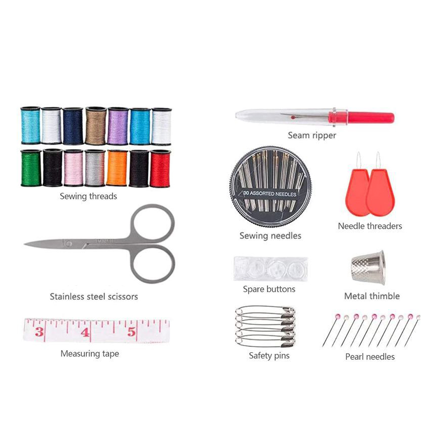 Sewing Kit Compact and Portabl - Cotton Embroidery Thread Skeins ulasan dan harga