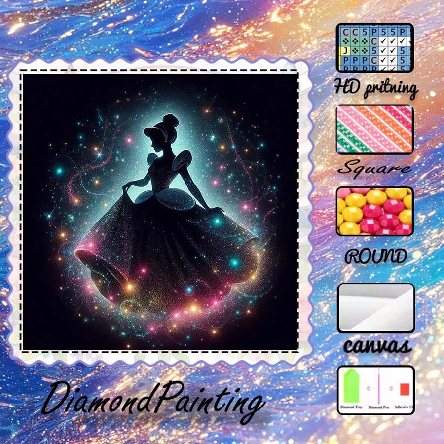 1 piece - 5D-DIY - Flocking cl - 5D Diamond Painting Kit Full Drill ulasan dan harga