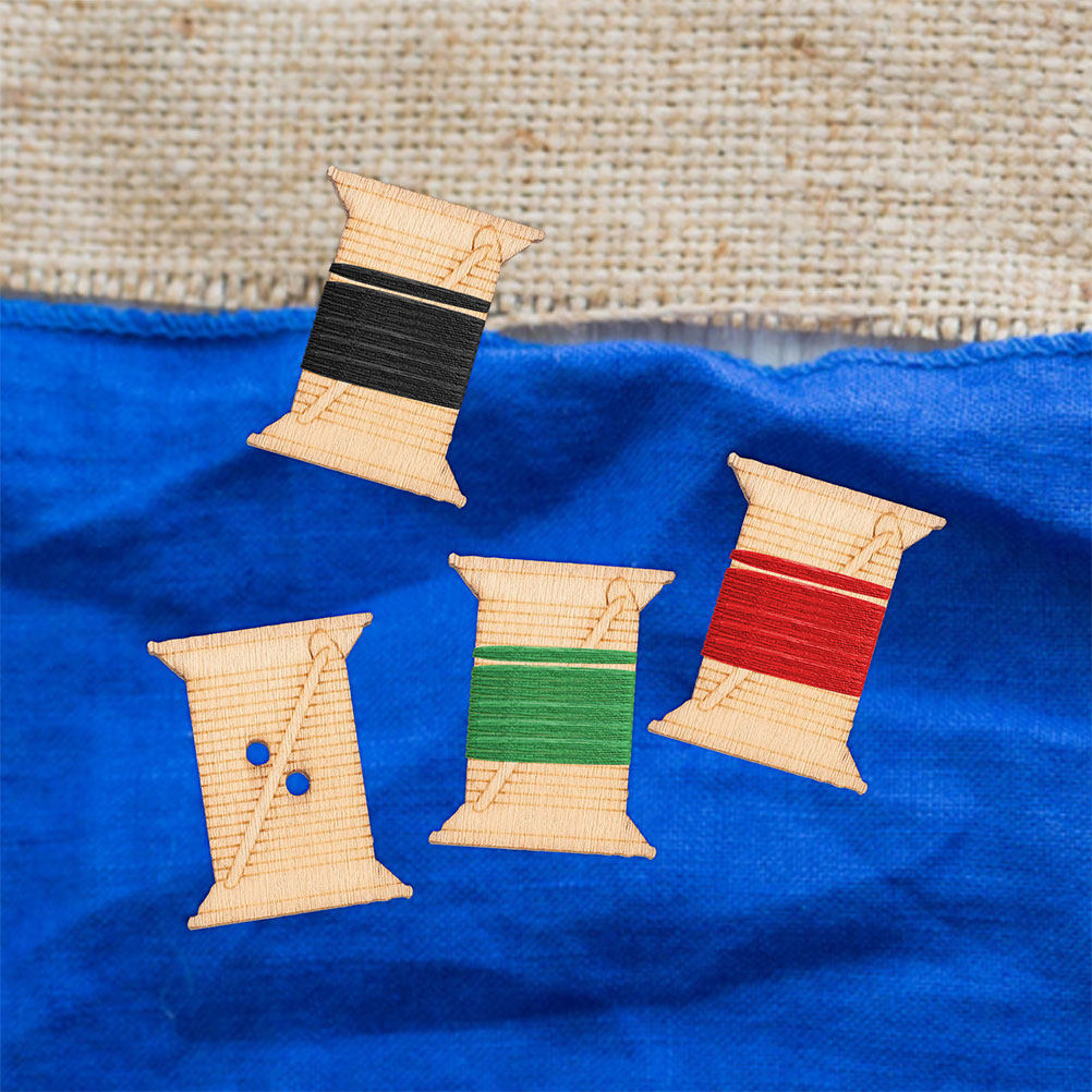 100Pcs Wooden Embroidery Floss - Cotton Embroidery Thread Skeins ulasan dan harga
