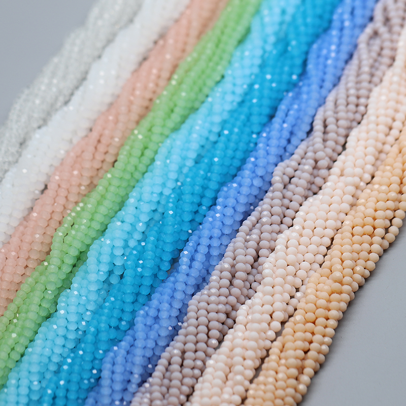 4mm（10strand）1050pcs/bag Facet - Glass Seed Beads 2Mm Jewelry Making ulasan dan harga
