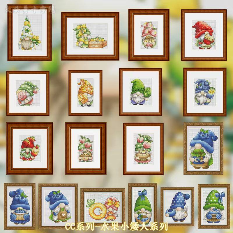 【CC Series - Fruit Dwarf Serie - Cross Stitch Stamped Kits Beginners ulasan dan harga