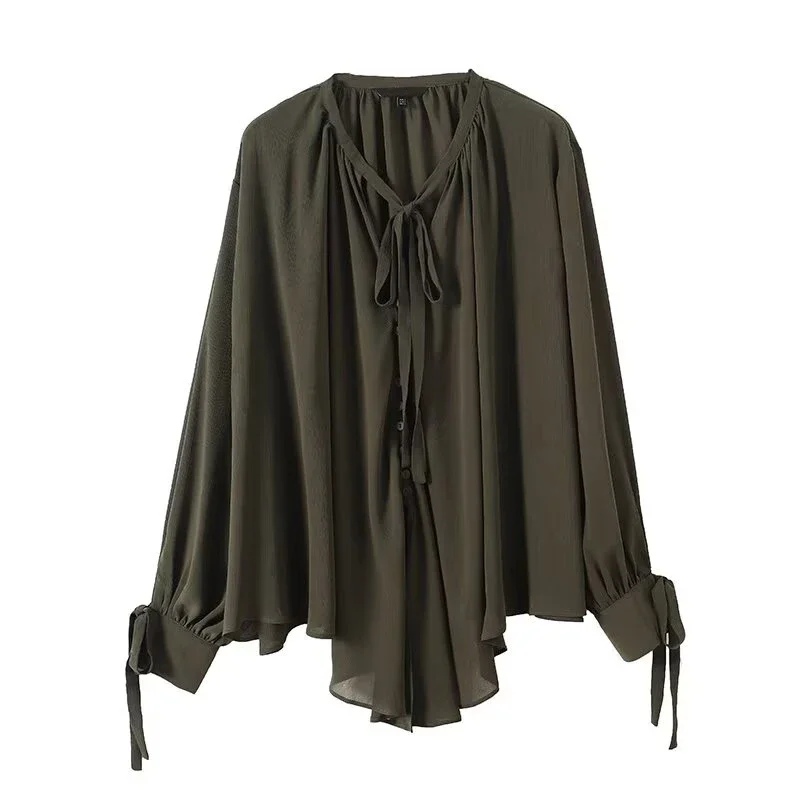 2025 French Style Women's Shir - Embroidery ulasan dan harga