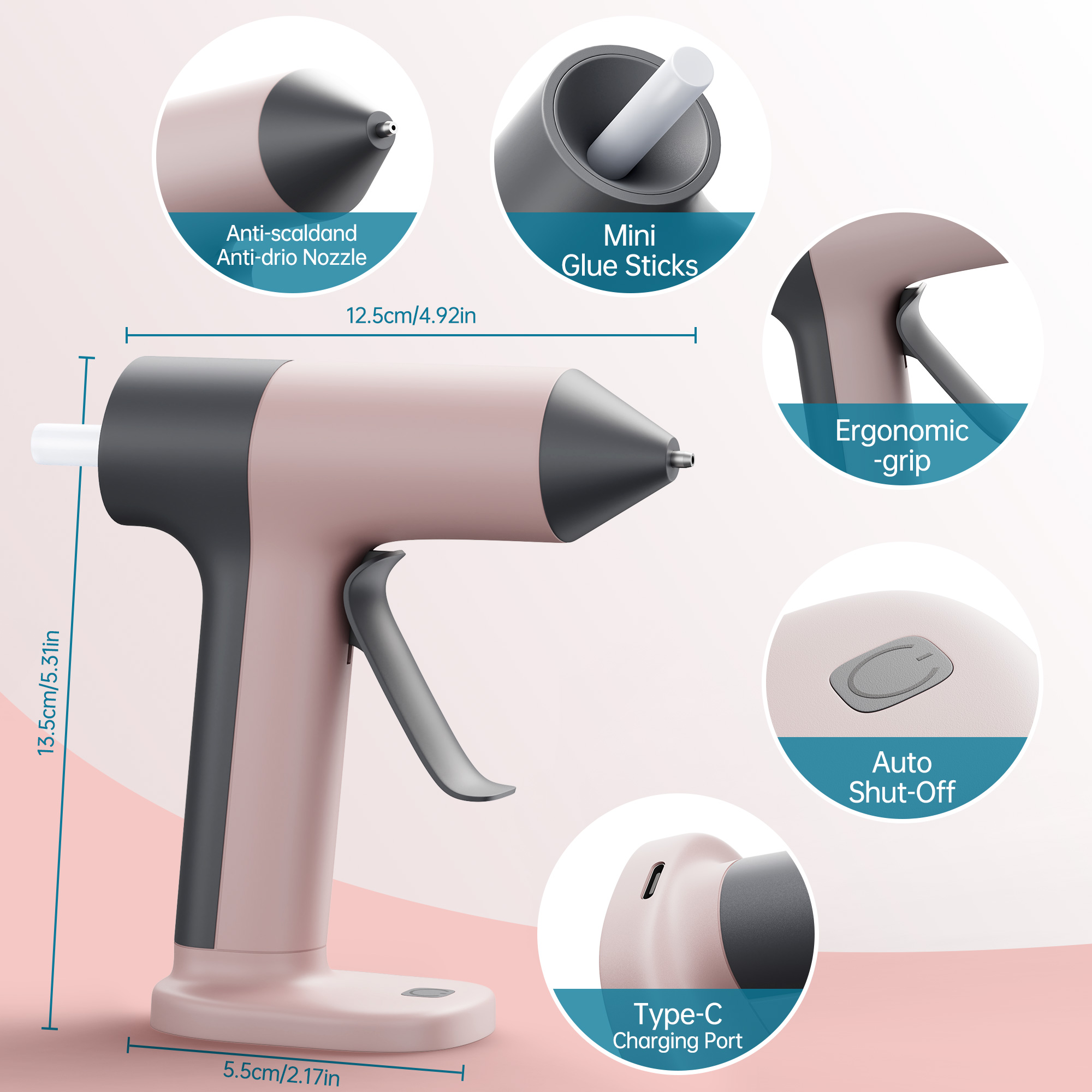 Wireless Hot Glue Gun Quick Pr - Hot Melt Glue Gun Cordless ulasan dan harga