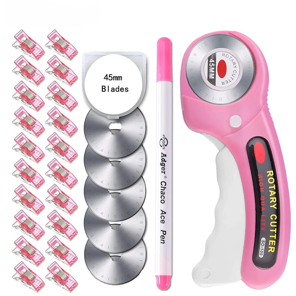 45mm Rotary Cutter Set 5 Blade - Rotary Cutter For Fabric 45Mm ulasan dan harga