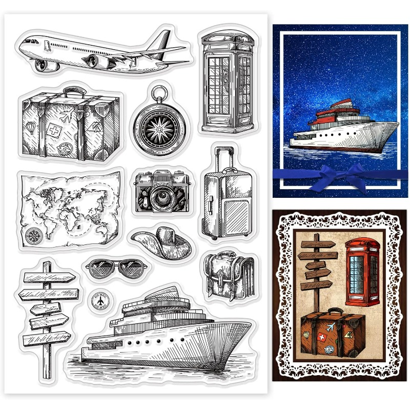 Travel Silicone Clear Stamp Ai - Clear Silicone Stamps For Card Making ulasan dan harga