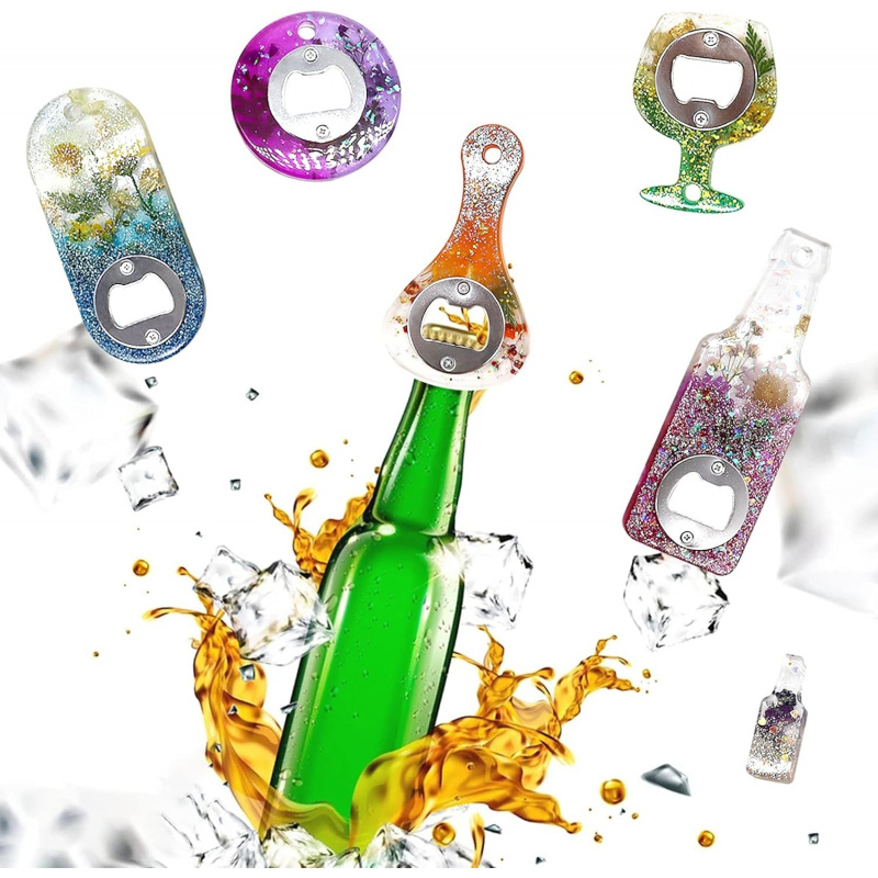 Bottle opener resin mold、Beer  - Silicone Epoxy Resin Molds Set ulasan dan harga