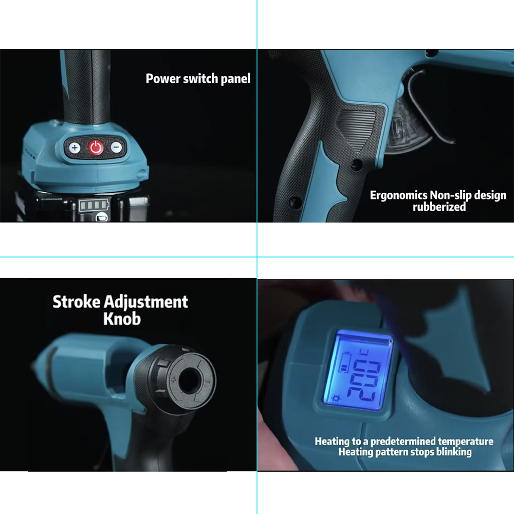 VILASTING Electric Hot Melt Gl - Hot Melt Glue Gun Cordless ulasan dan harga