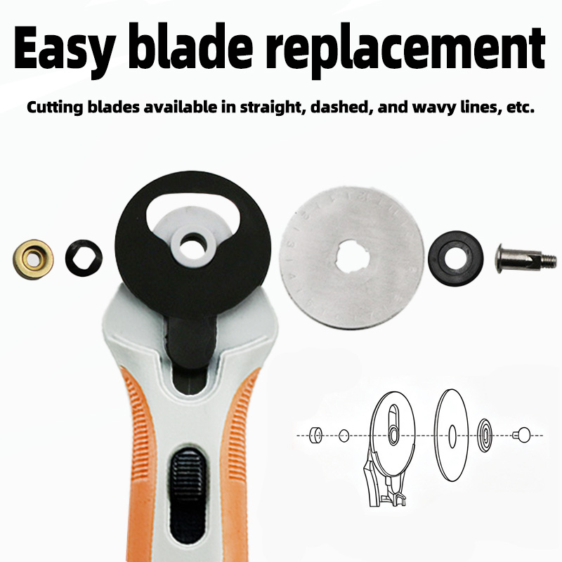 45mm Rotary Cutter, Fabric Cut - Rotary Cutter For Fabric 45Mm ulasan dan harga