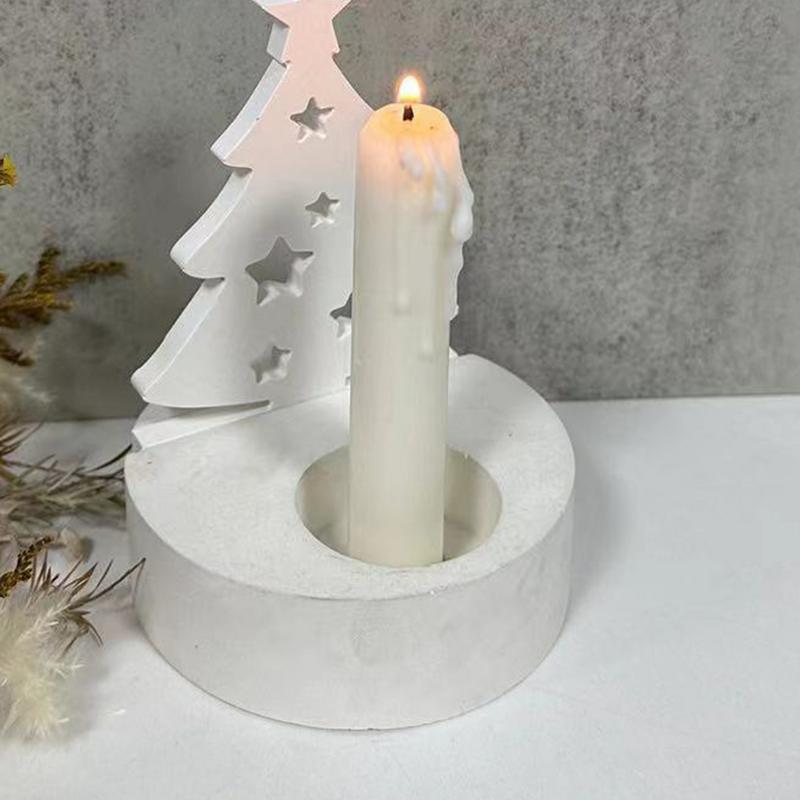 Christmas Tree Candle Base Sil - Silicone Epoxy Resin Molds Set ulasan dan harga