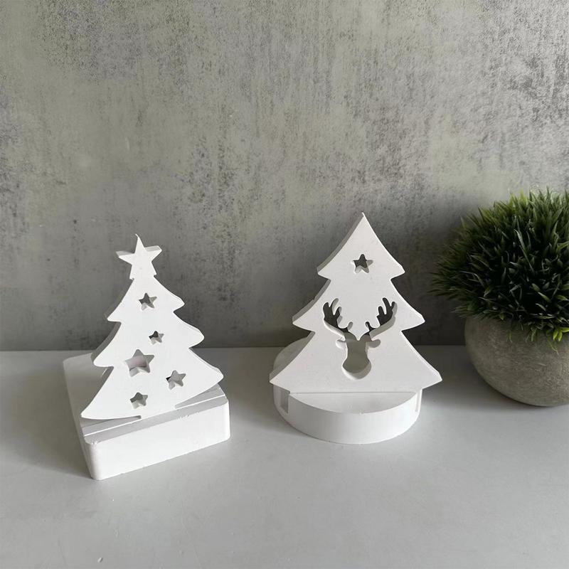 Christmas Tree Candle Base Sil - Silicone Epoxy Resin Molds Set ulasan dan harga