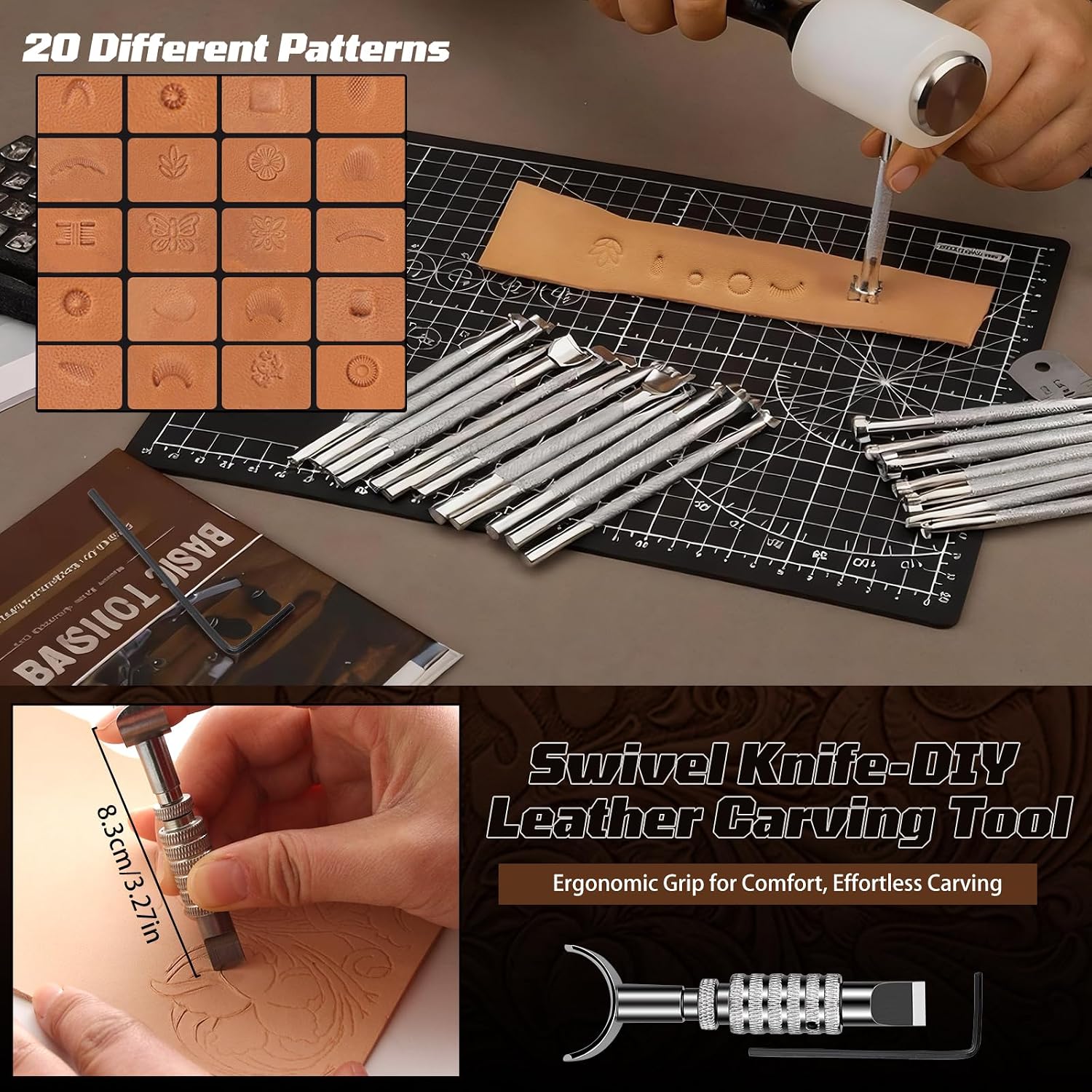 Leather Working Kit, Leather W - Sewing ulasan dan harga