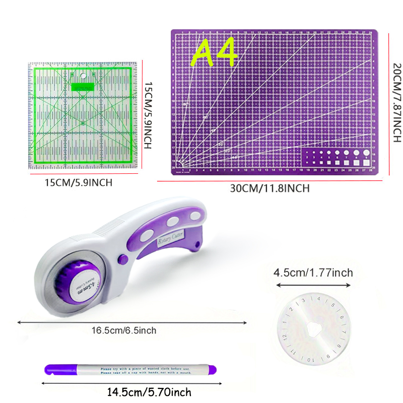 45mm Rotary Cutter with Thicke - Rotary Cutter For Fabric 45Mm ulasan dan harga