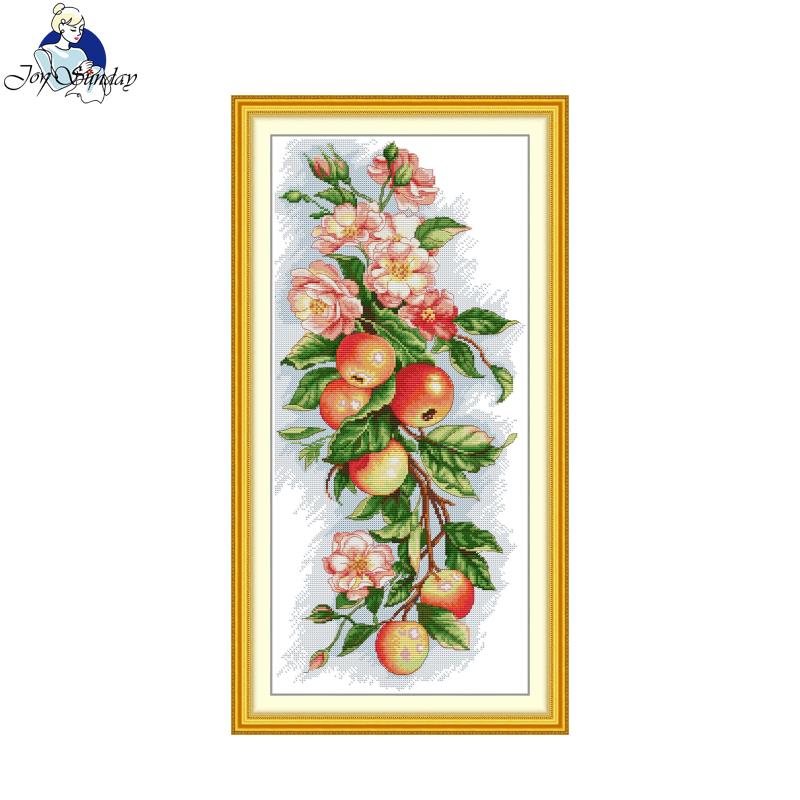 Joy Sunday Cross Stitch Kit Ap - Cotton Embroidery Thread Skeins ulasan dan harga