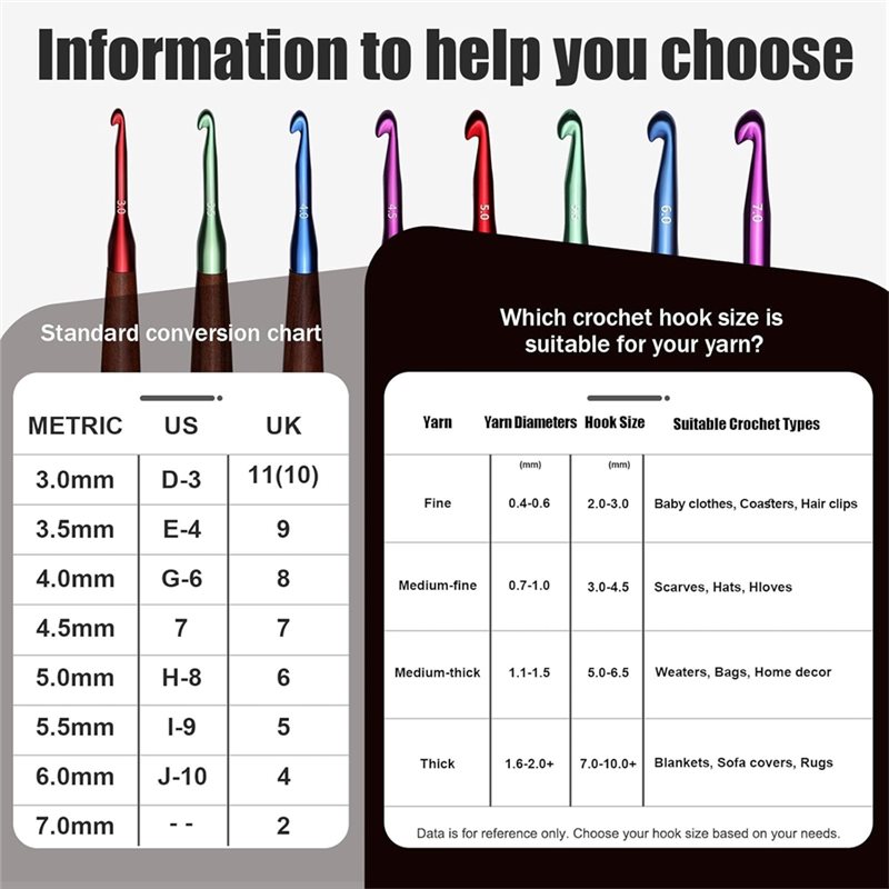 【LAST CHANCE】Ergonomic Crochet - Wooden Crochet Hooks Ergonomic Handle ulasan dan harga