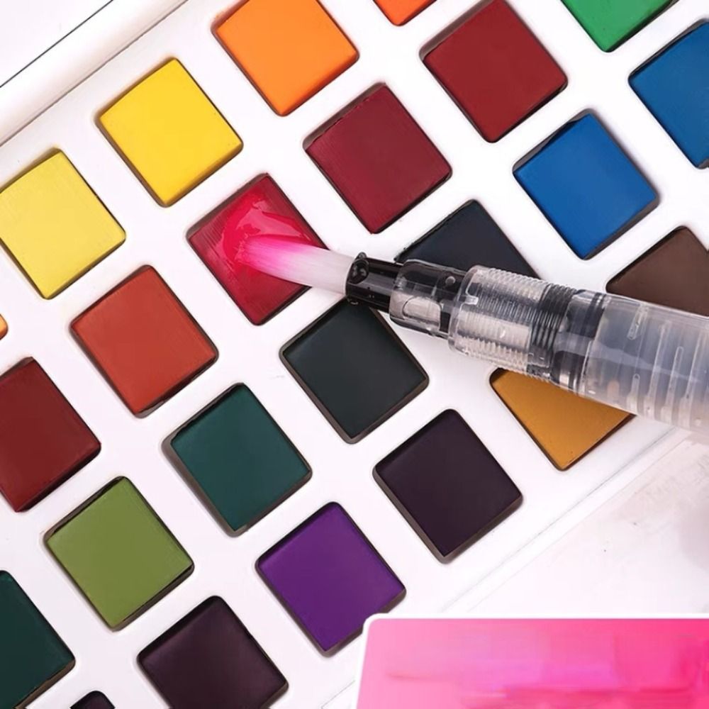 Folding Watercolor Paint Set w - Watercolor Paint Set Solid Pigment ulasan dan harga
