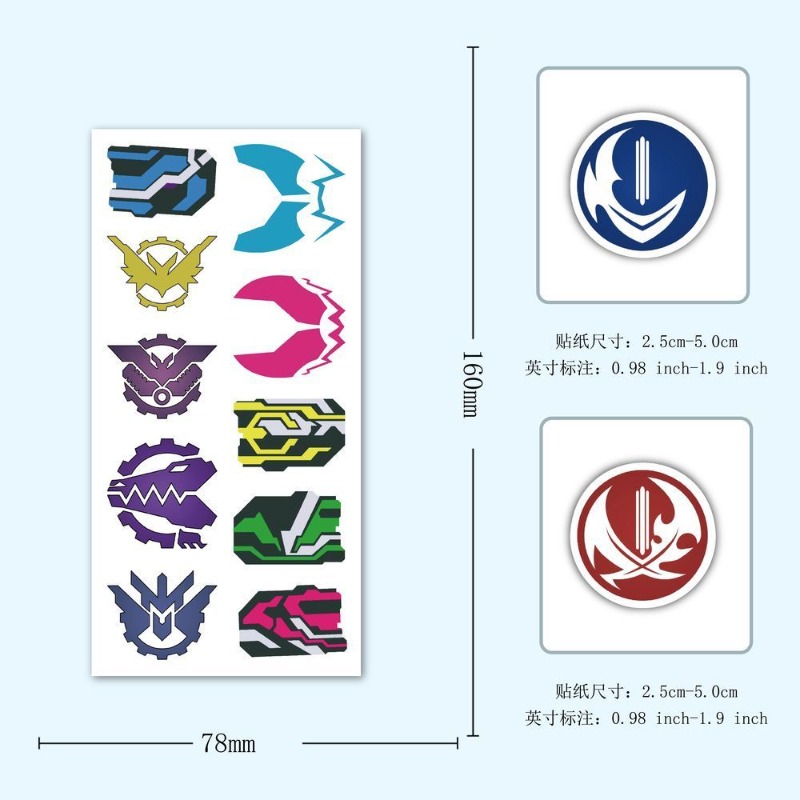 60 Sheets Kamen Rider Logo Sti - Scrapbooking ulasan dan harga