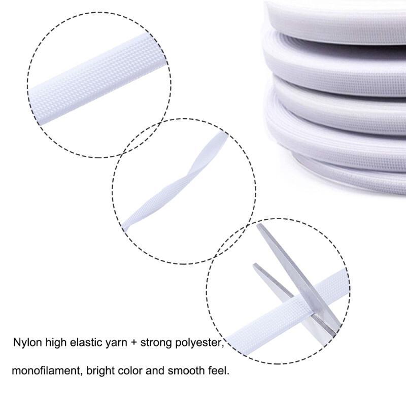 0.3-1.5CM White Polyester Plas - Sewing ulasan dan harga