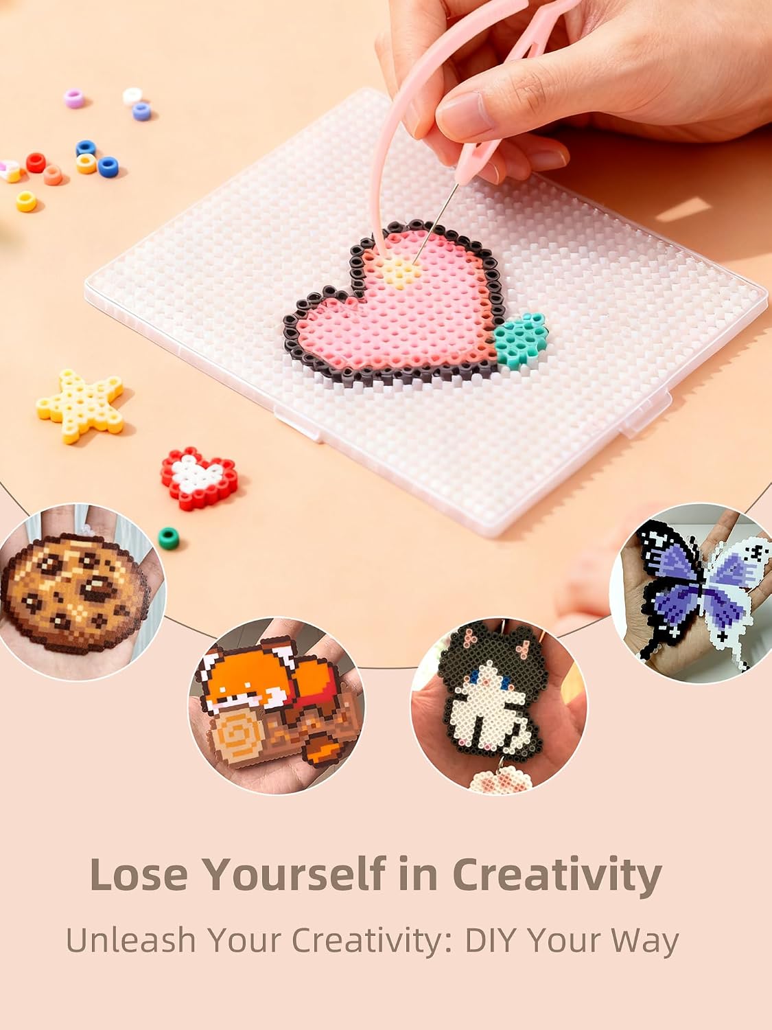 Fuse Beads Kit-Easy DIY-96 Col - Beading ulasan dan harga